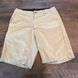 Volcom Men's Chino Style Stretch Shorts Khaki